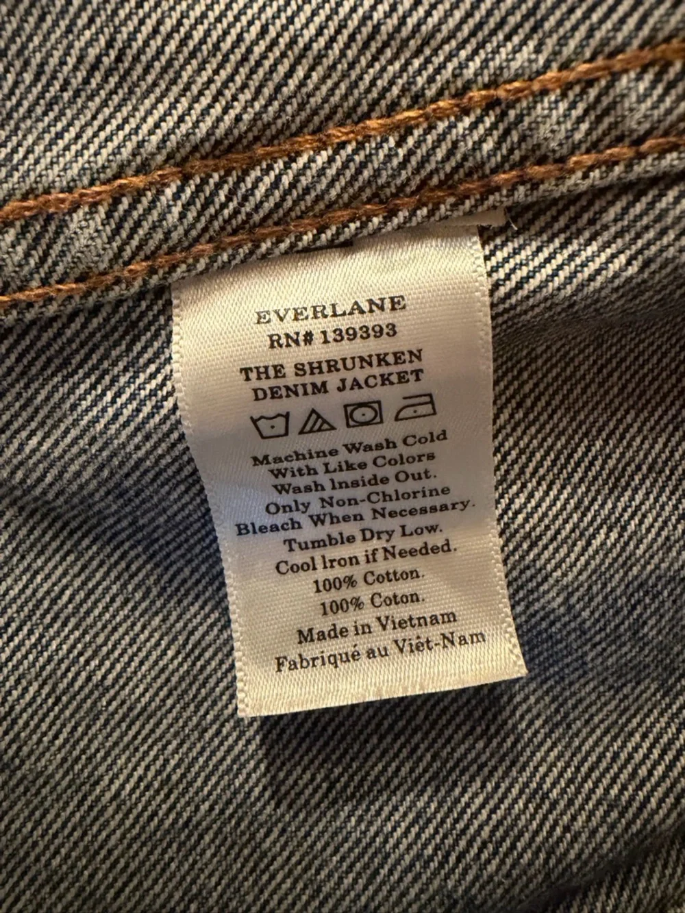 Everlane Cropped Denim Spring Jacket - Picture 9 of 9